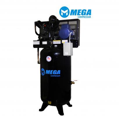 Mega Compressor MP-5080VM | 230V 5 HP Vertical Compressor 19 CFM, 80 Gallon
