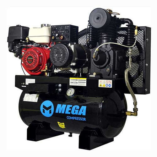 Mega Compressor MP-13030HWG-170-13Hp Honda Electric Start Welder/Generator/Air Compressor