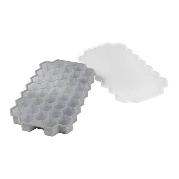 Polar Ice Cube No Spill Honeycomb Ice Tray with Lid - Miles Kimball