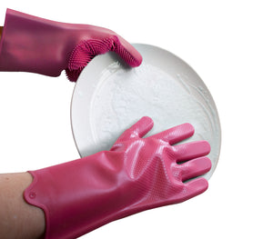 Kitchen HQ Silicone Scrubbing Gloves - 20149994