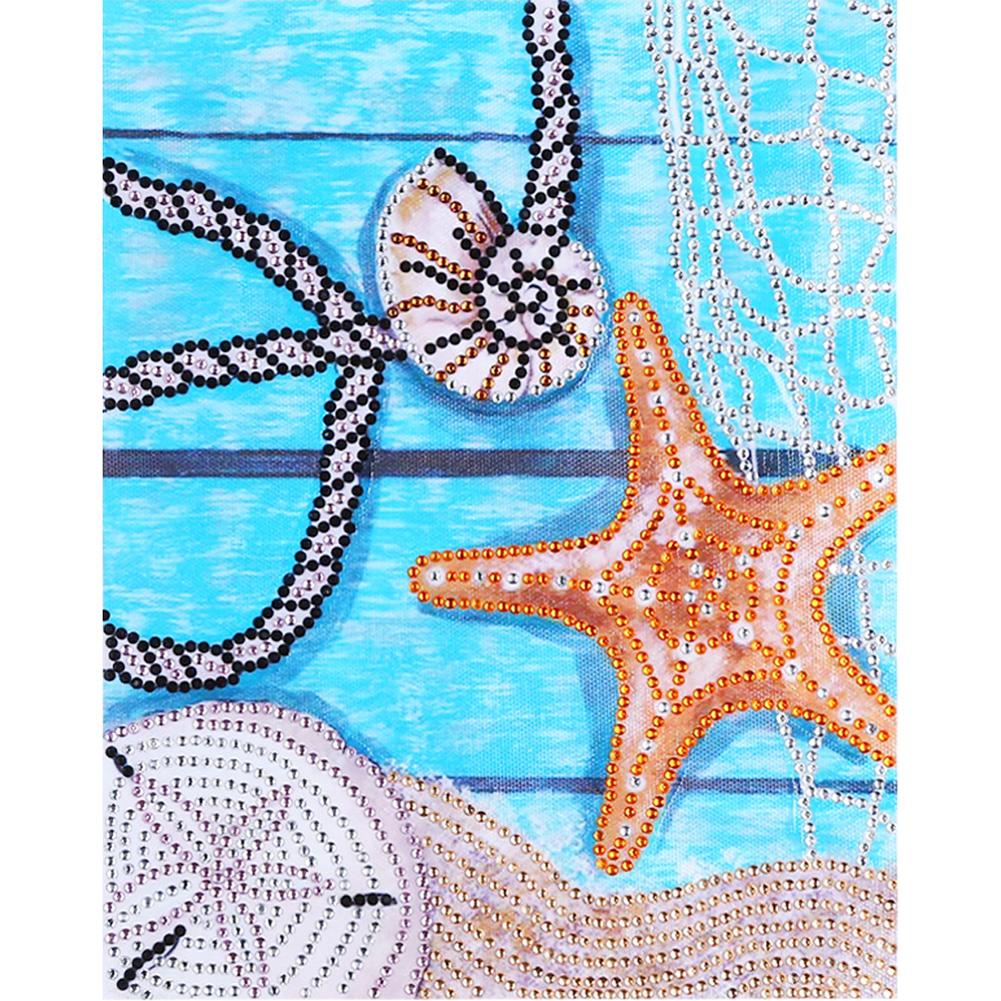 

25*30CM Special Shaped Diamond Painting-Seastar, H095 starfish, 501 Original
