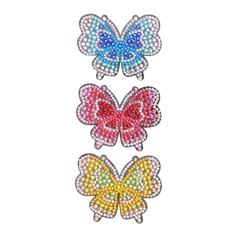 

3pcs Butterfly Hairpin-DIY Creative Diamond Fashion Accessories, Default title, 501 Original