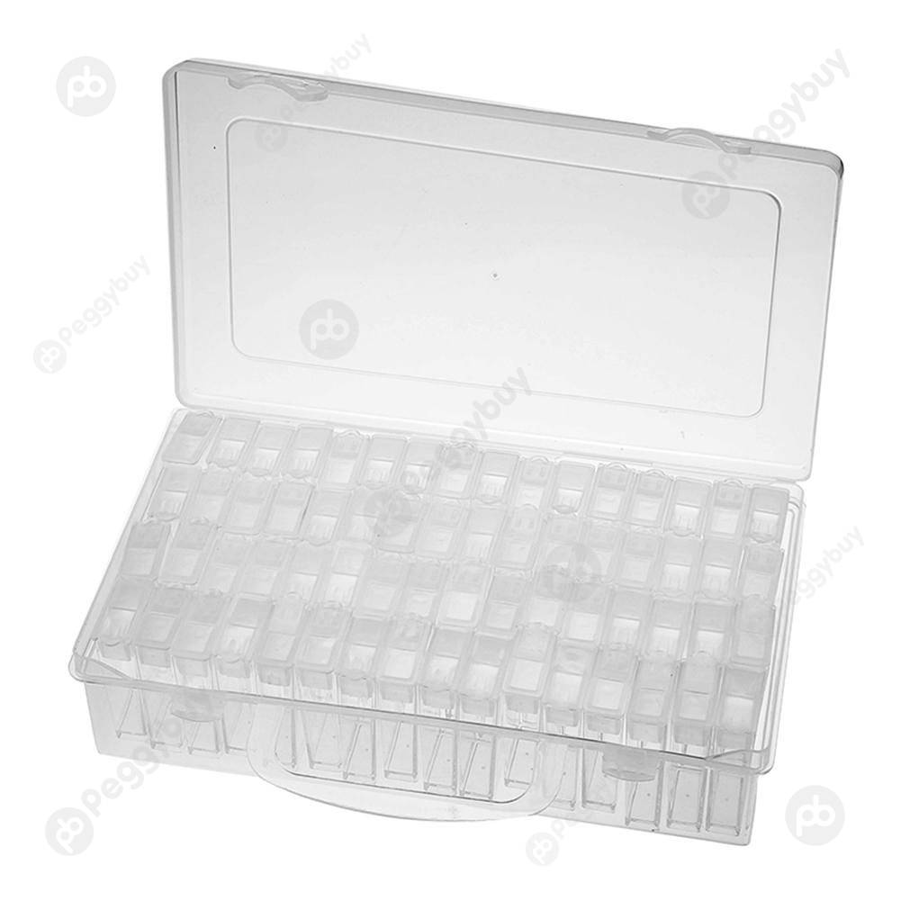 

64 Slots Jewelry Storage Box Nail Art Rhinestone Organizer Display Case, Default title, 501 Original