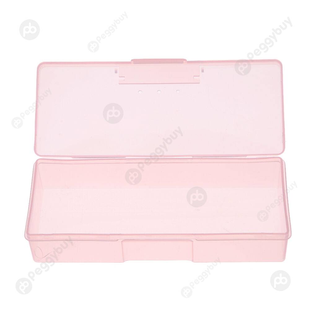 

Nail Supplies Tools Storage Box Can Be Mounted Push Sand Bars (Pink, 粉色, 501 Original