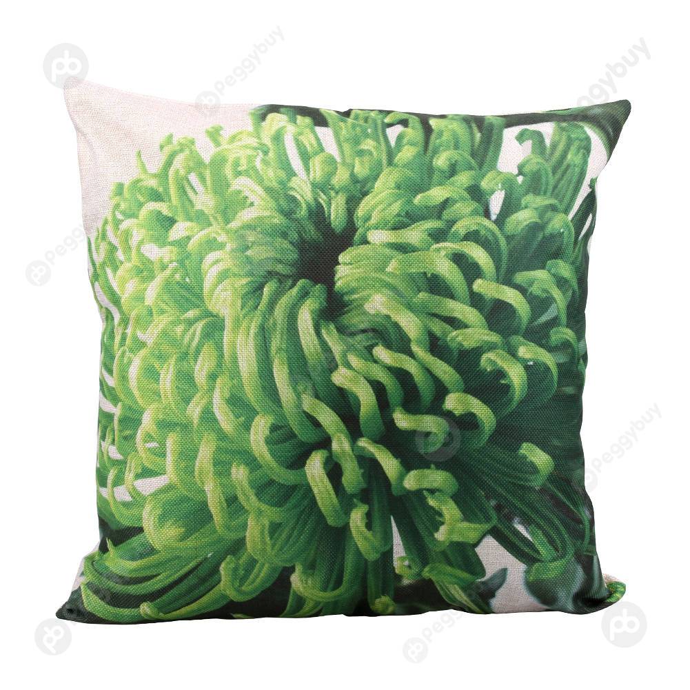 

1pc Pillowcase Linen Cotton Fabric Retro Sun Flower Pillow Cushion Home Dec, 501 Original