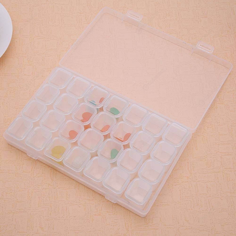 

Plastic Empty Storage Box Nail Art Tools Jewelry Beads Organizer/28 Lattice, 501 Original