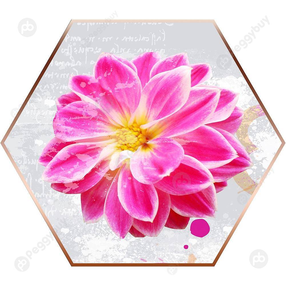 

5D DIY Full Drill Diamond Painting Flower Hexagon Cross Stitch Embroidery(1, Y102-1, 501 Original