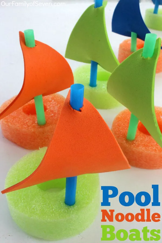 Pool Noodle Fishing  Pool noodles, Pool activities, Preschool art