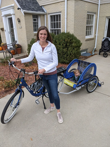 Boogie Bike with trailer