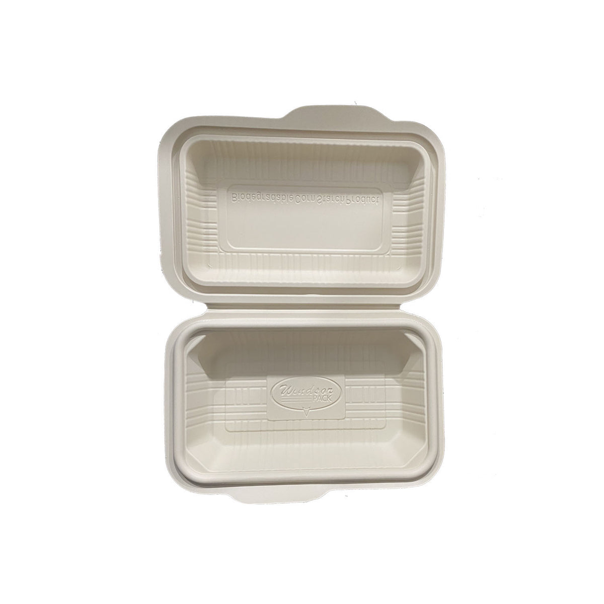 HeloGreen Eco-Friendly Sustainable Clamshell Food Container - 7x5