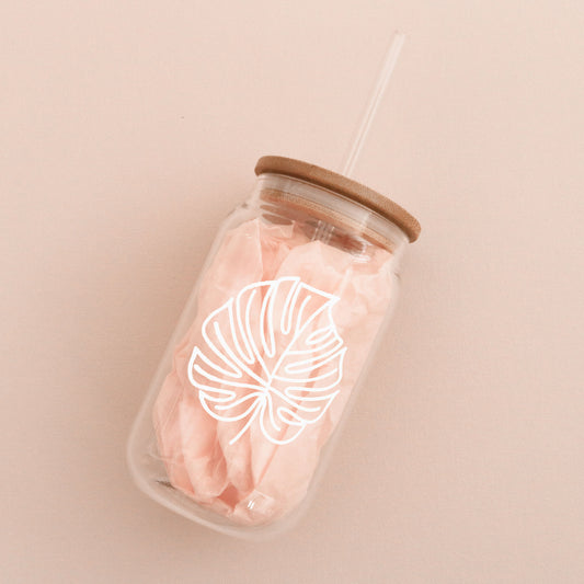 Mama/Mom Glass Can Tumbler with Bamboo Lid & Straw – Georgia Jean Boutique  & Co. LLC.
