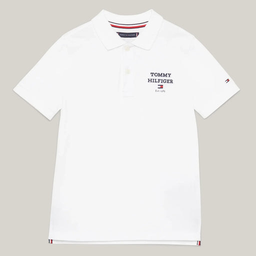 Logo — | Polo Tape White Hilfiger for - Kids Shirt Bumbles Bumbles Boutique Tommy