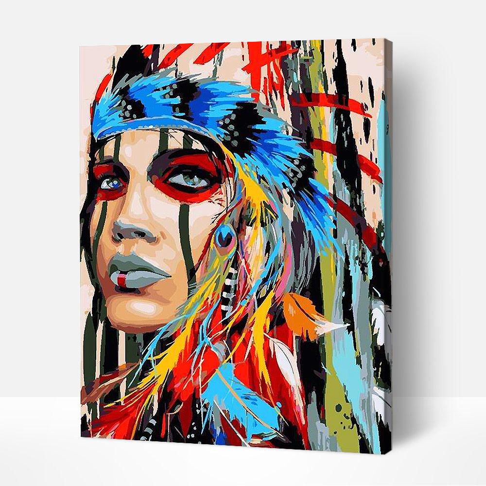 Native American | Paint By Numbers Shop