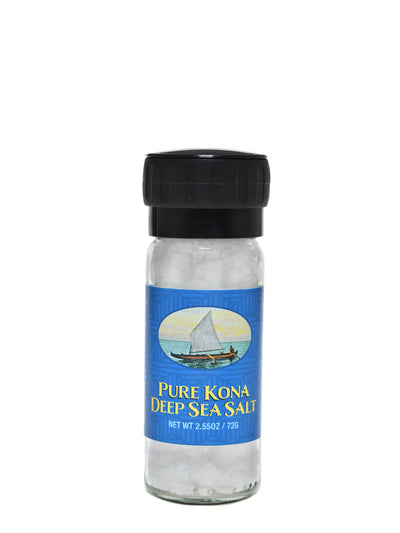 Makai Pure Deep Sea Salt Mini Grinder, 2.1 Ounce - Reusable and Refillable