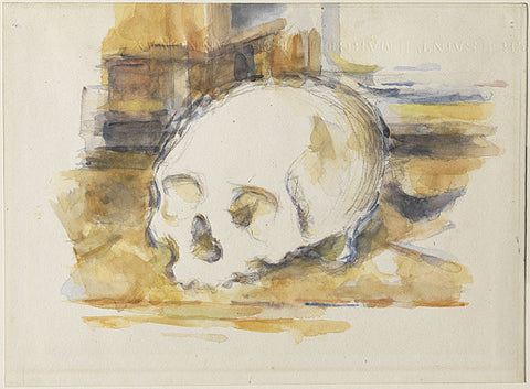 Study of a Skull, Paul Cezanne. 1902–1904.