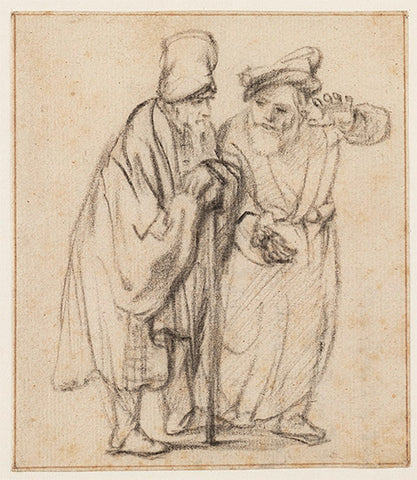 Two Old Men in Conversation, Rembrandt