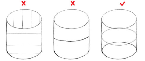 cylinder cross-contours