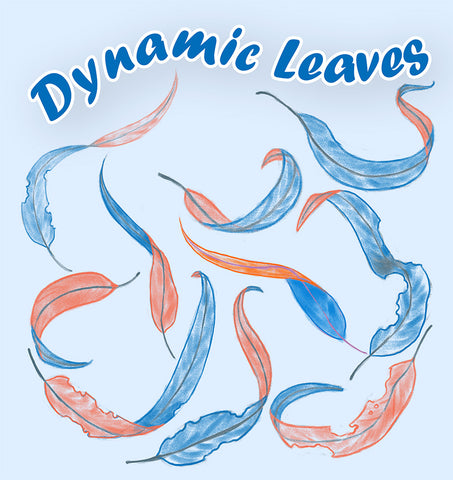 Learn how to draw curled leaves.