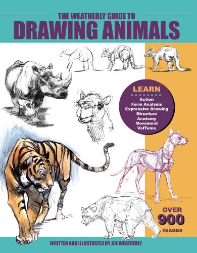 Book Cover - The weatherly guide to drawing animals.