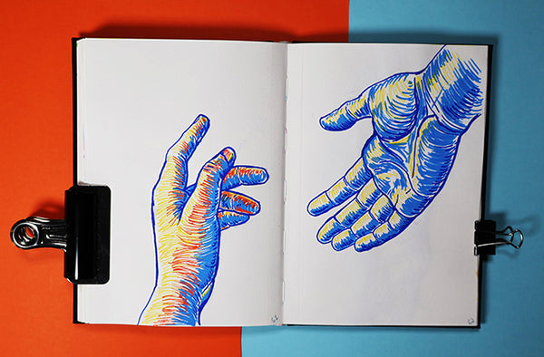 Drawing hands