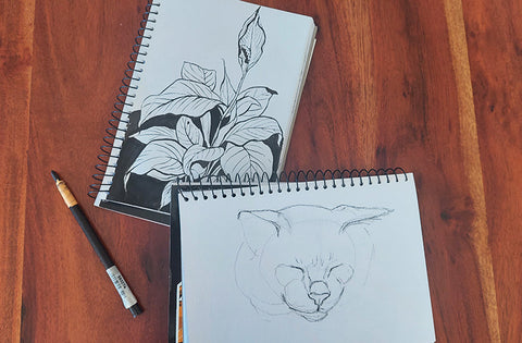 flowers & pet sketches