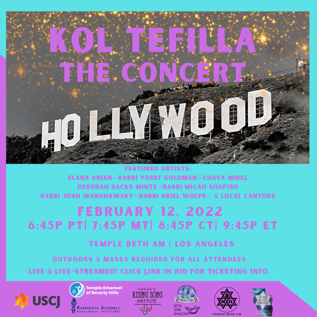 Kol Tefilla Concert Ticket