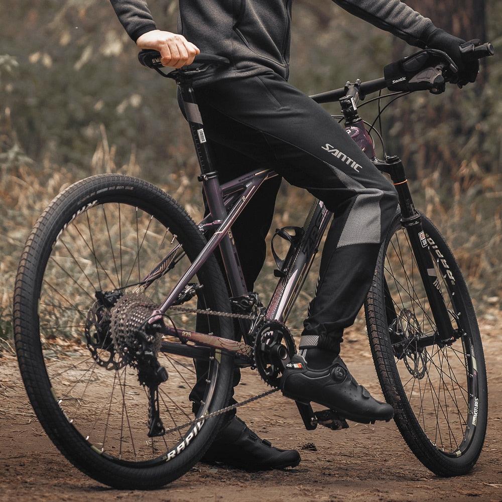 fleece cycling pants