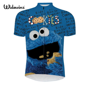 cookie monster bike jersey