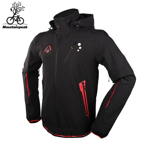 fleece lined cycling jacket