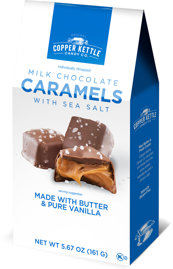 Milk Chocolate Caramels with Sea Salt | Authentic Old-Fashioned Soft ...