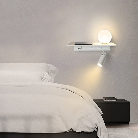 bedside sconce reading light