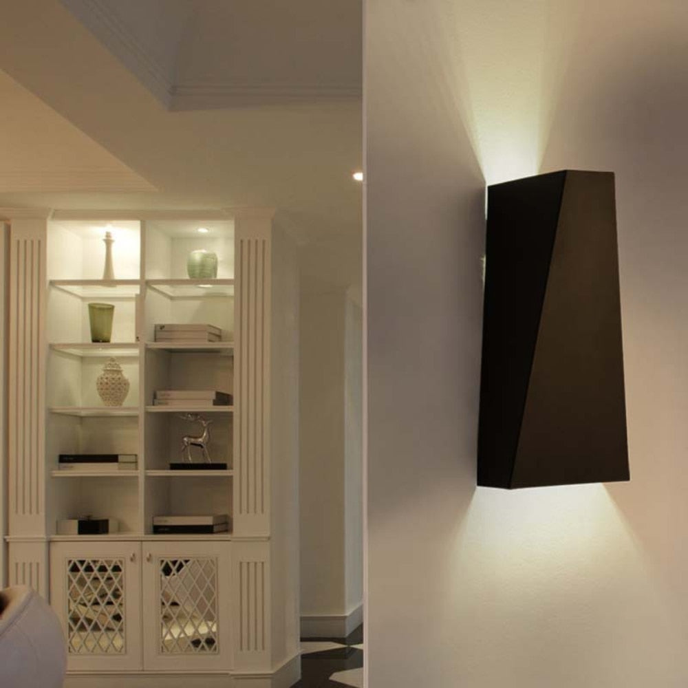 modern geometric wall lamp