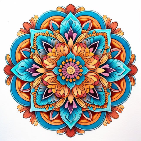 Celestial Mandala Paint by Numbers