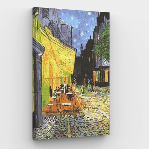 Vincent Van Gogh - Café Terrace At Night - Paint by Numbers Kit