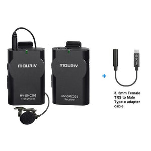 Wireless Lavalier Microphone With Real Time Monitor Compatible With Sm Mouriv