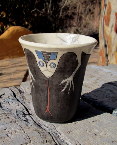 Raku pottery from Botswana-African handmade pottery