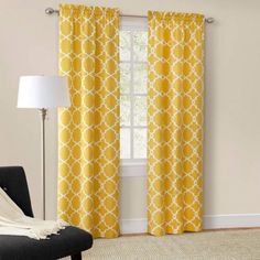 Yellow curtain - Dilwana - African craft online shop