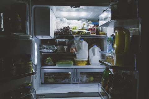 Contents of a refrigerator