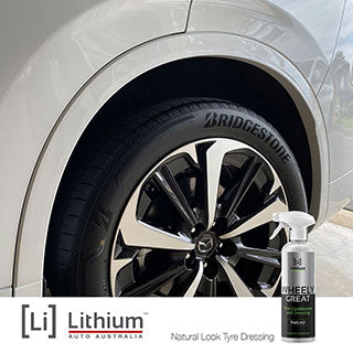 Satin/Natural look tyre shine - Lithium Wheely Great