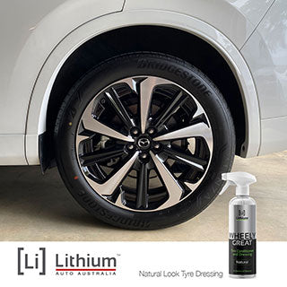 Satin/Natural look tyre shine - Lithium Wheely Great