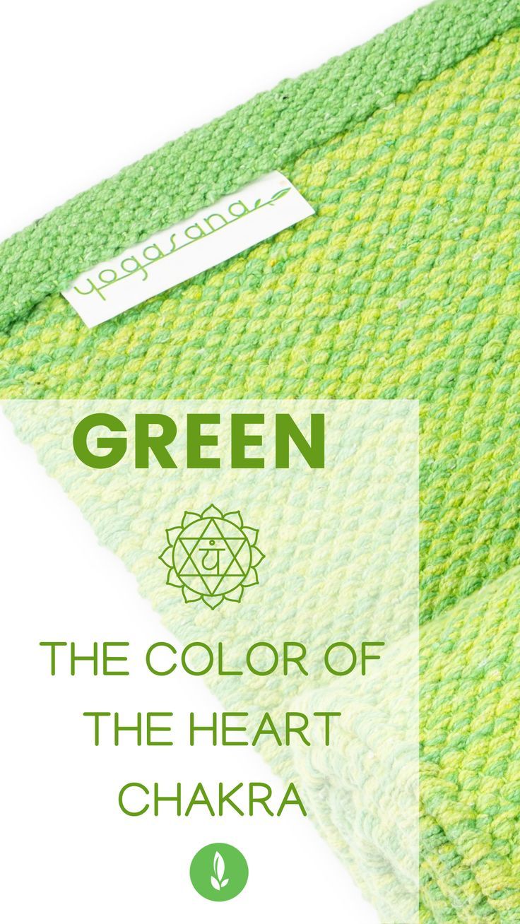 Green yoga mats