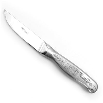 Adcraft® Black Steer Polypropylene Handle Rounded Tip Steak Knife