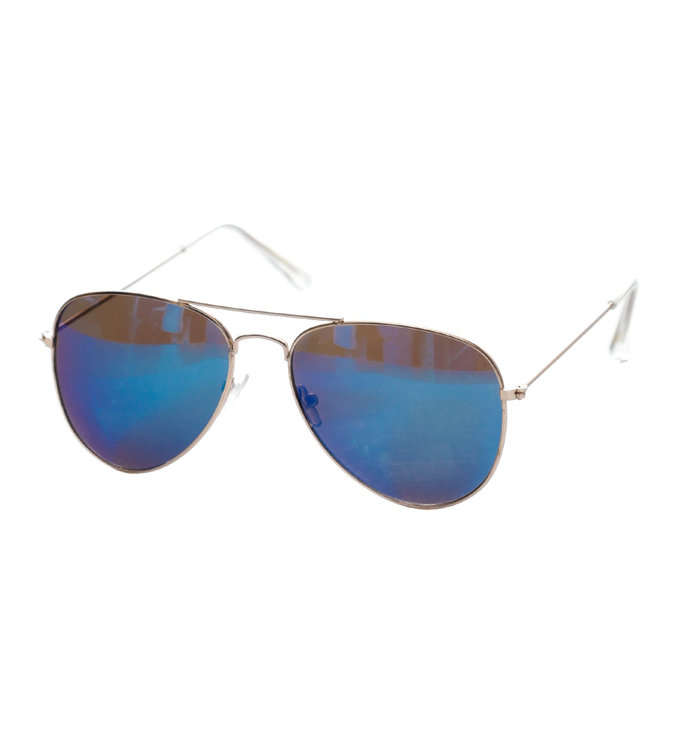 Aviator, Rose Gold/Blue