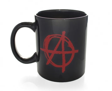 Anarchy Mug, Black/Red