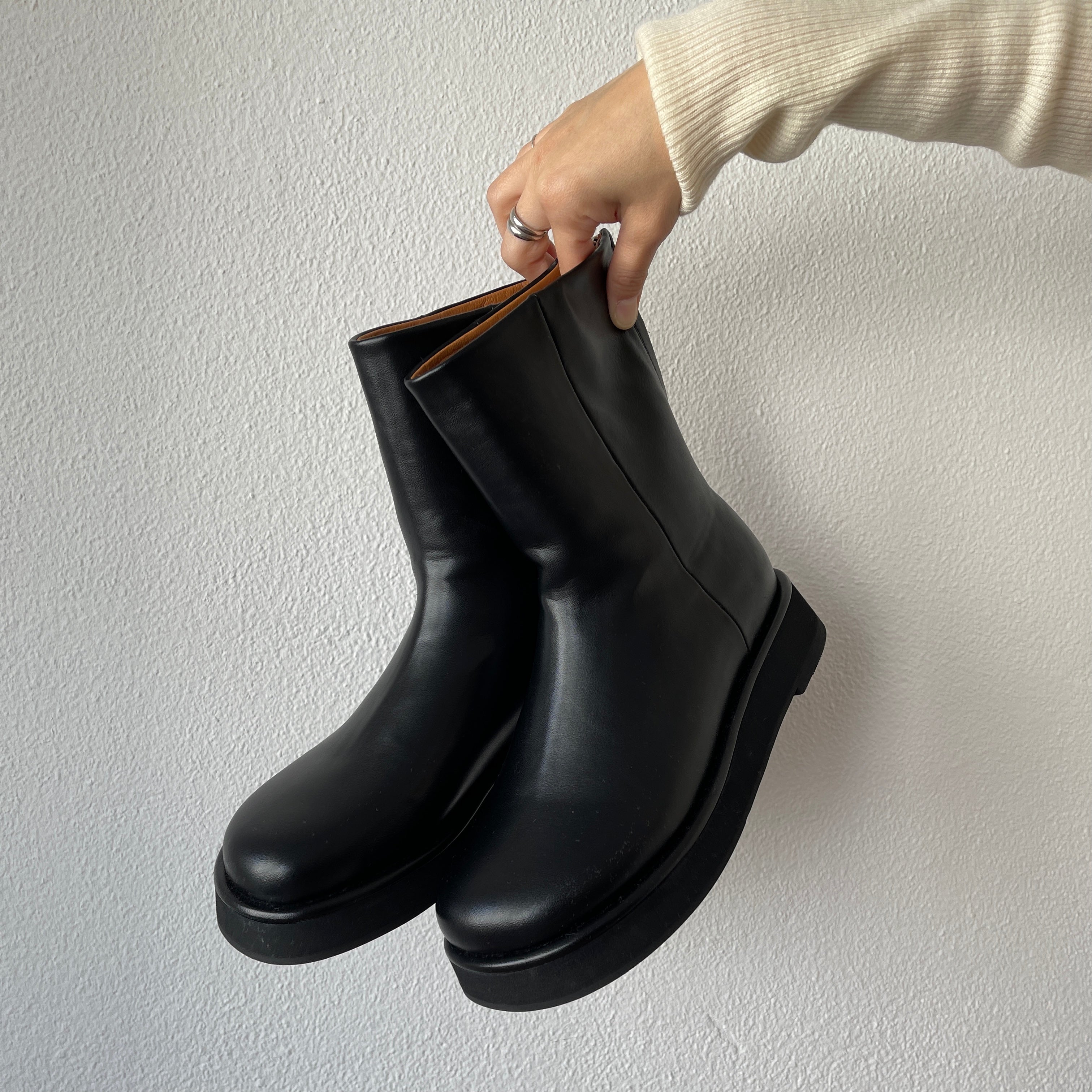 ATSUZOKO rubber boots / black （アツゾコラバーブーツ） | wee9s