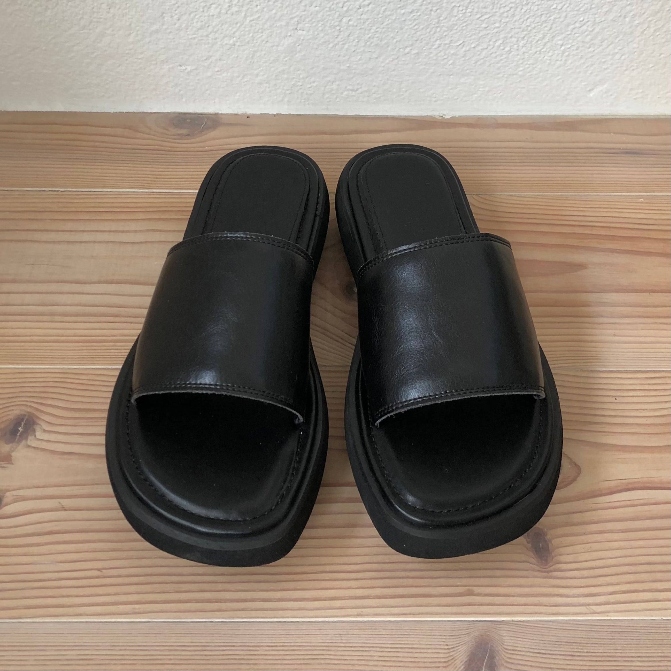 ATSUZOKO rubber sandals / black （アツゾコラバーサンダル） | wee9s
