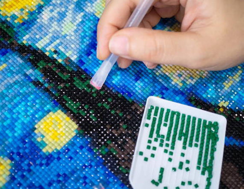 Miguel Ángel Igualmente Simplemente desbordando Pintura de diamante personalizado (pintura de la foto) – Hola Hobby