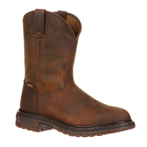 rocky round toe boots