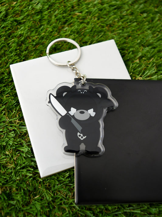 Bia & Bone Heart Acrylic Keychain – MOIST GANG