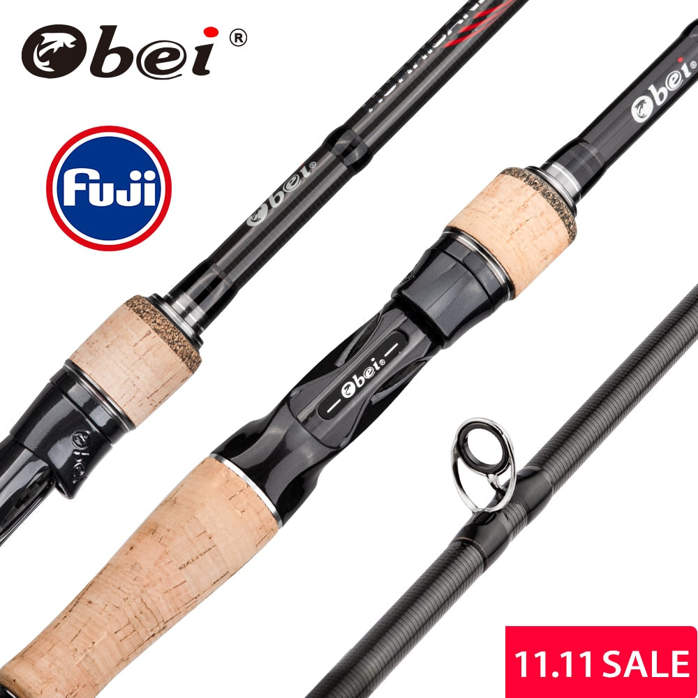 Obei Hurricane 1 8 2 1 2 4 2 7 3 0m Casting Spinning Fishing Rod Fuji Have Tee Will Travel